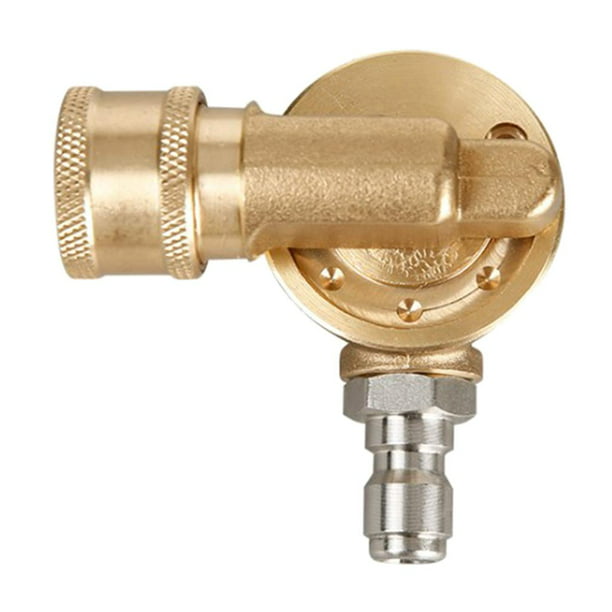1/4" Connecting Pivoting Coupler for Pressure Washers Nozzles 240Degree 7 Angles